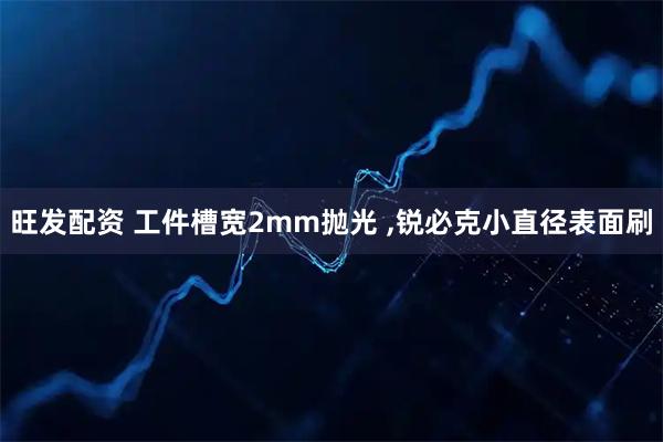 旺发配资 工件槽宽2mm抛光 ,锐必克小直径表面刷