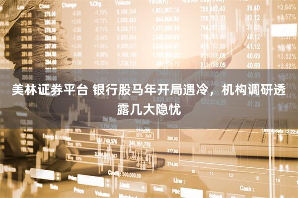美林证券平台 银行股马年开局遇冷，机构调研透露几大隐忧
